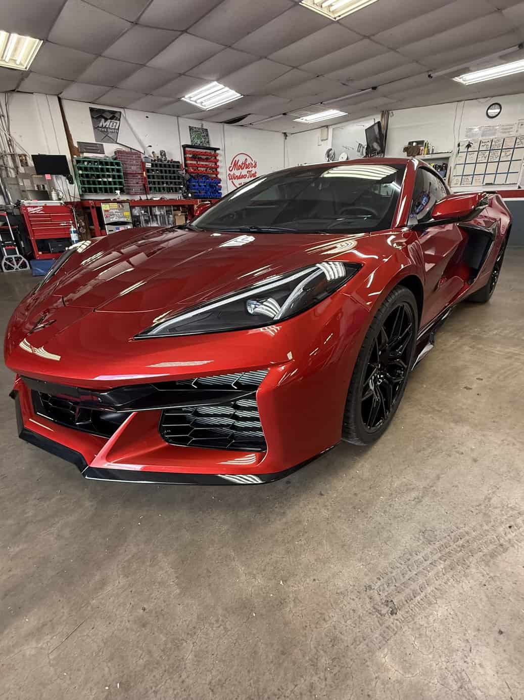 corvette in the bay