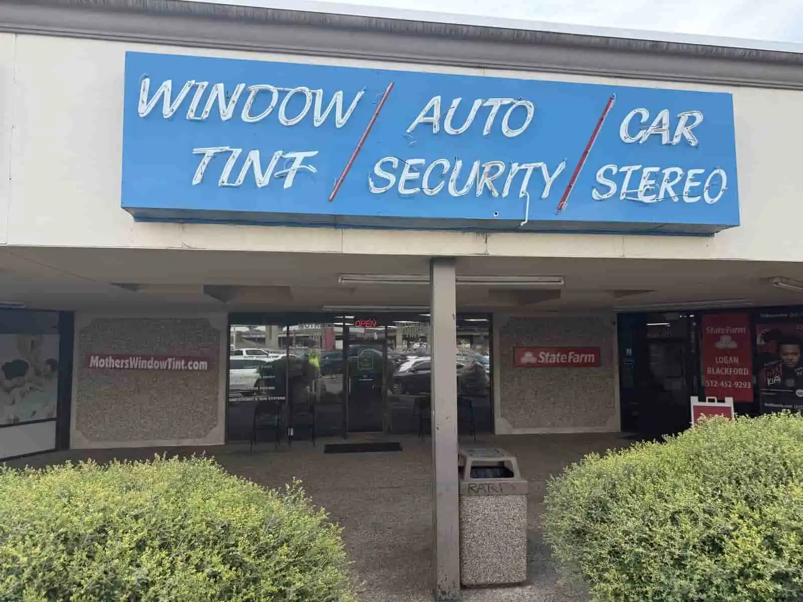 front sign