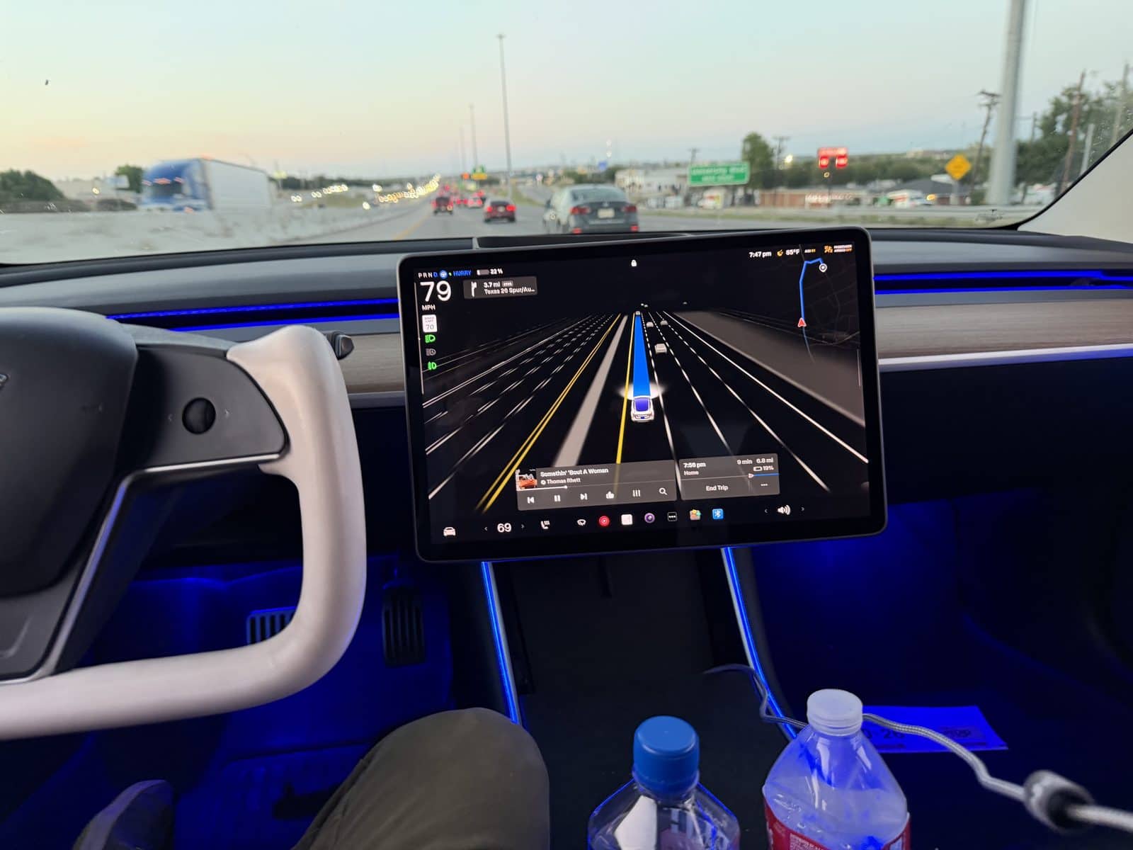 tesla day lighting