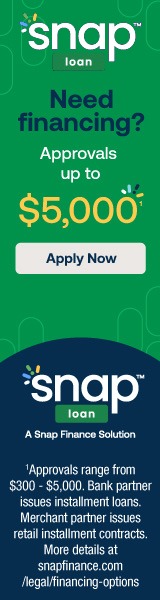 Snap Finance. Apply here.