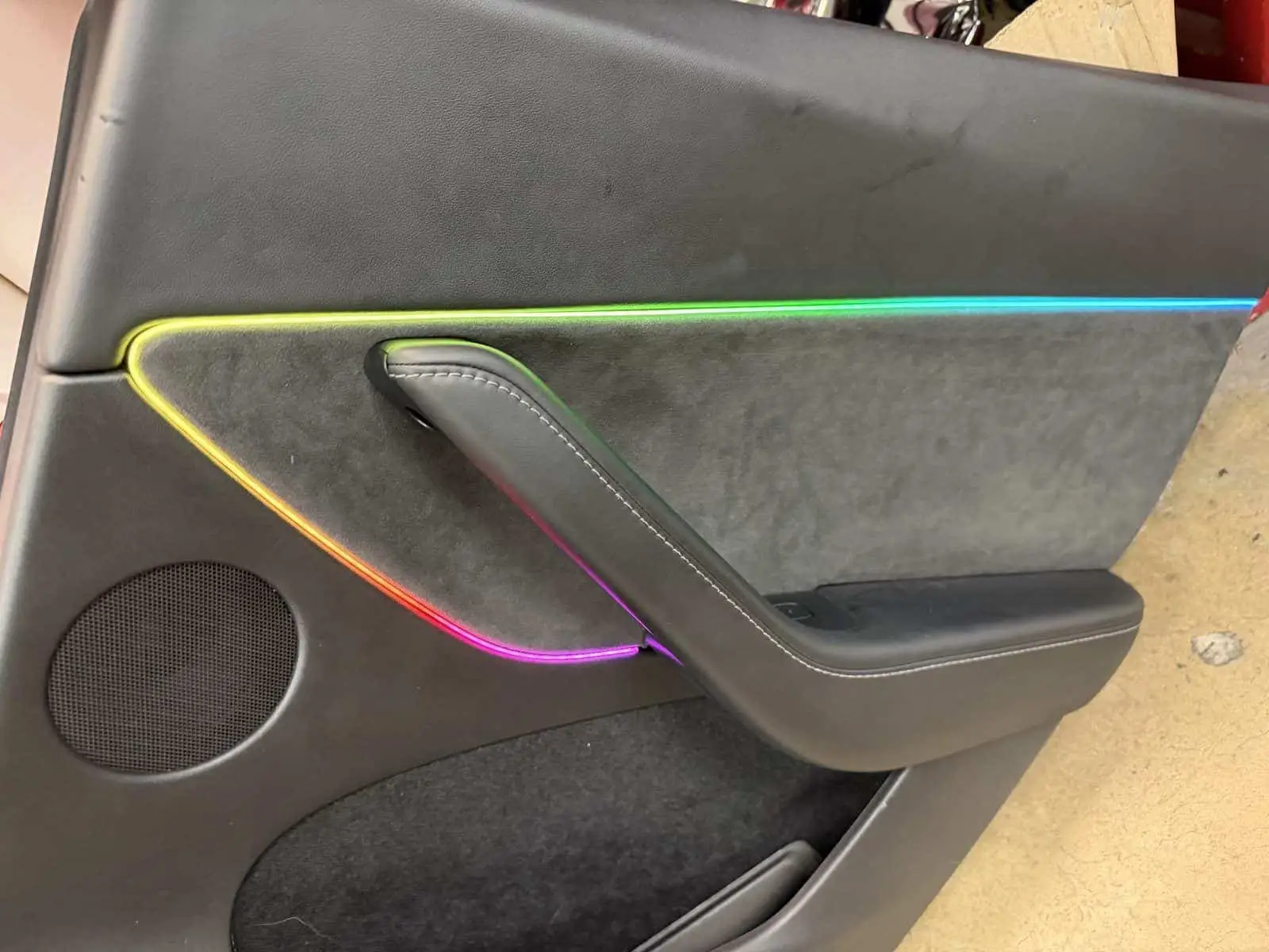 RGB door lighting